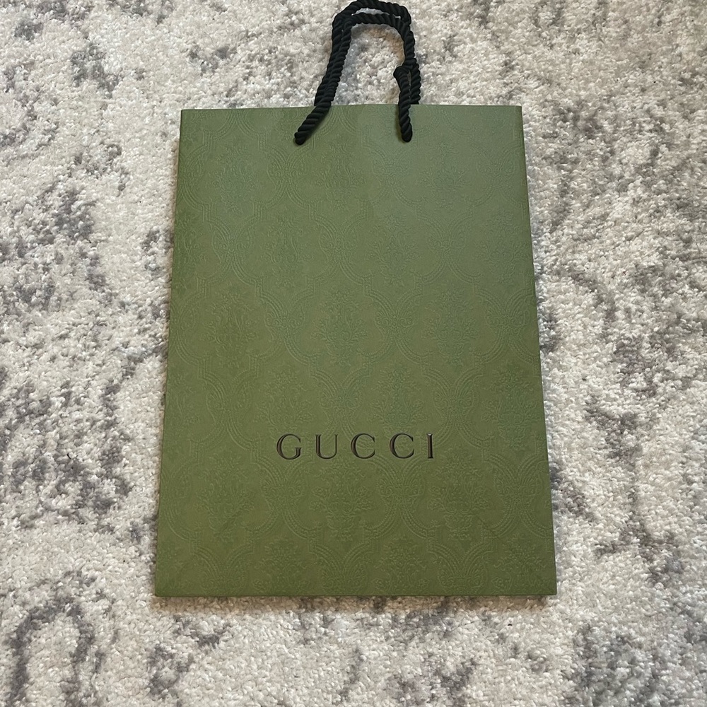 Gucci Green Special Edition Shopping Bag